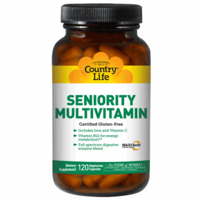 ³ Country Life Seniority Multivitamin 120 caps