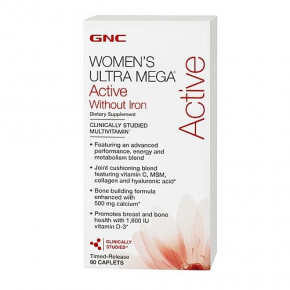  GNC Womens Ultra Active No Iron 90  (1150)