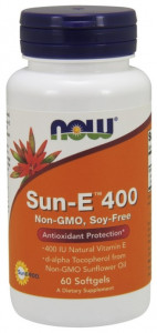  NOW Sun-E 400 Softgels 60  (4384301160)