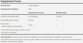 ³ NOW Foods C-1000 100 vegan caps 3