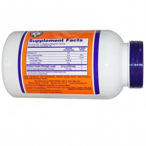  Now Foods Husk Fiber 340  Orange 3