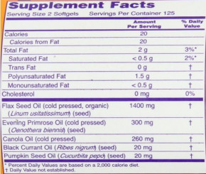    NOW Foods OMEGA 3-6-9 1000MG 250 SGELS