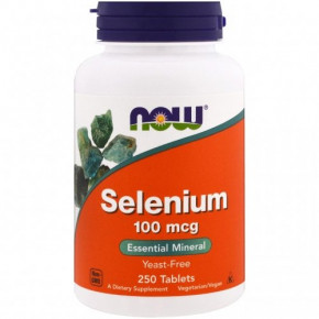 ³ NOW Foods SELENIUM 100mcg 250 TABS