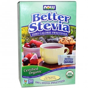 ³ Now Foods Stevia Extract Certified Organic 75 