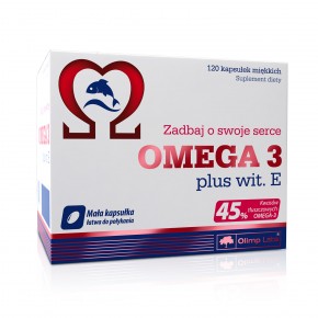  Olimp Gold Omega-3 45 %+Vit E 120 caps