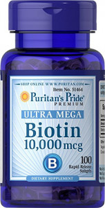 ³ Puritan's Pride Biotin 10,000 mcg 100 caps