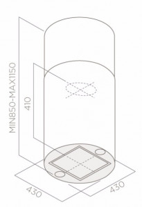   Elica TUBE PRO ISLAND IX/A/43 5