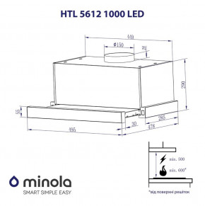  Minola HTL 5612 WH 1000 LED 6