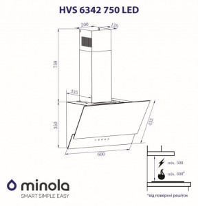  Minola HVS 6342 WH 750 LED 5