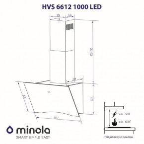  Minola HVS 6612 1000 WH Led 9