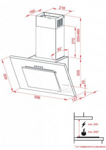  Perfelli 6671 DN A 1000 W 6