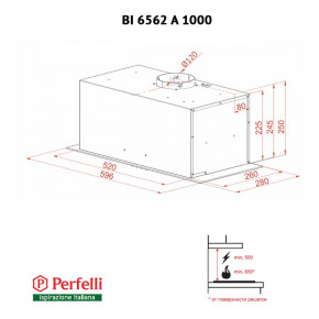  Perfelli BI 6562 A 1000 GF Led Glass 6