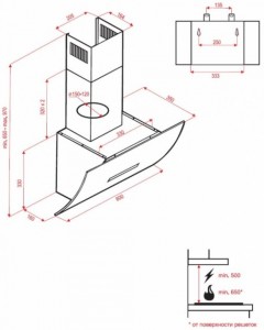  Perfelli DNS 6862 BL LED 7