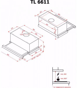   Perfelli TL 6611 A 1000 BL 6