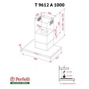  Perfelli T 9612 A 1000 IV LED 8