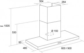  Pyramida HEF 22 (H-600 MM) Black 10