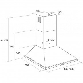  Pyramida KH 60 WOOD BL NUT 3