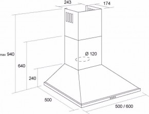   Pyramida KH 60 WOOD WH 4