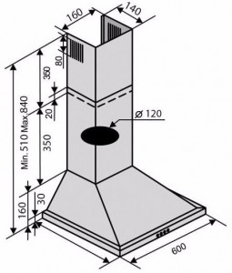   Ventolux Lido 60 WH (450) 3