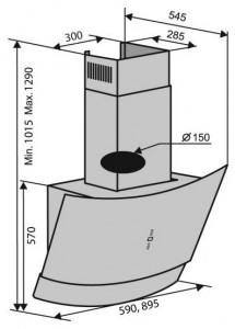  Ventolux Wave 60 WH (750) TRC 3