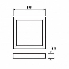  Eurolamp 6060 40W 5500K (LED-Panel-40/55(2)) 4