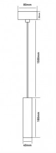  Intelite Maxus 6W 180MM  (1-FPL-003-01-C-BK) 4