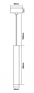  Intelite Maxus 6W 280MM  (1-FPL-006-01-C-WH) 4