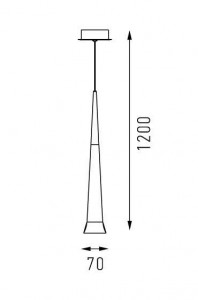  Intelite Pendant Wave 7W WT (I06237W) 3