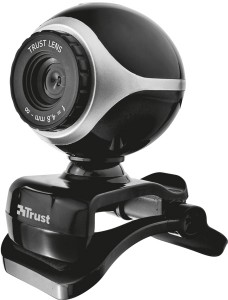 - Trust Exis webcam Black-Silver (17003)