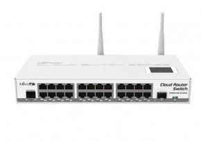  MikroTik CRS125-24G-1S-2HND-IN (24x1G, 1x1G SFP, L3, WiFi) (56898)