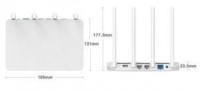  Xiaomi Mi WiFi Router 3G White 3