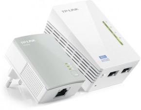  Powerline TP-Link TL-WPA4220KIT 300Mbps AV500 WiFi Extender