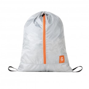  Crumpler Ultralight Drawstring Backpack silver/orange (UL-DBP-002)