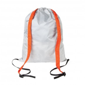  Crumpler Ultralight Drawstring Backpack silver/orange (UL-DBP-002) 4