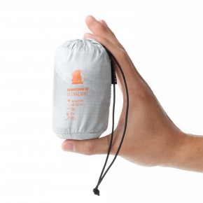  Crumpler Ultralight Drawstring Backpack silver/orange (UL-DBP-002) 9