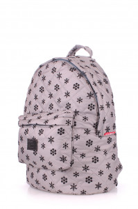   Poolparty ѳ (backpack-snowflakes-grey) 3