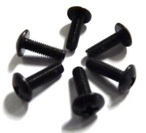  Himoto Cap Head Screws 3x12 6P (02176)