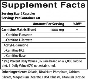  Infinite Labs Carnitine MTX 120  3